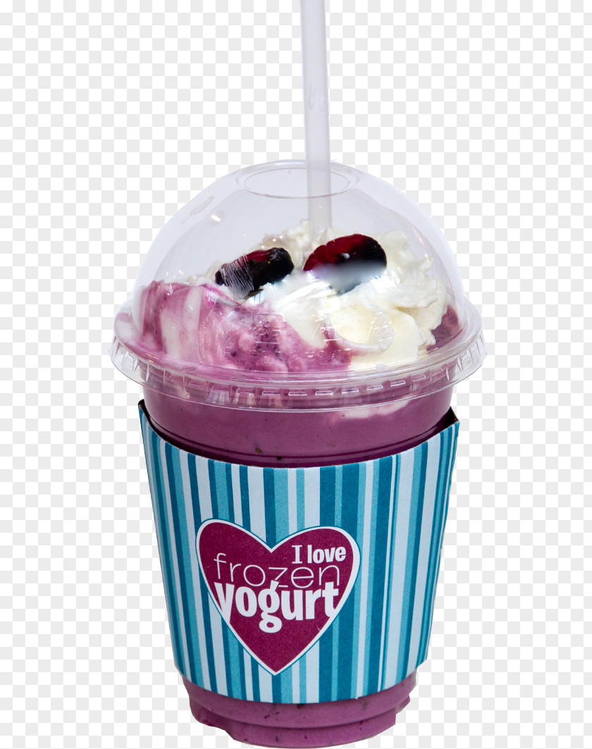 Ice Cream Sundae Frozen Yogurt Smoothie Yoghurt PNG