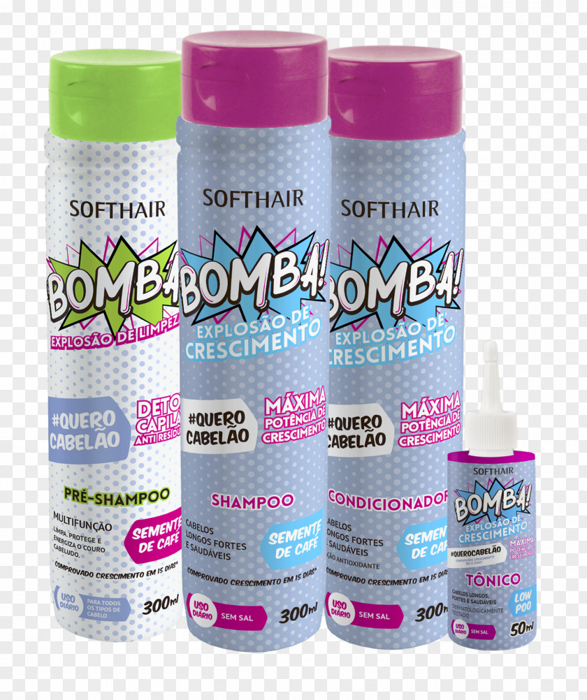 Shampoo Hair Conditioner Toner Bomb PNG