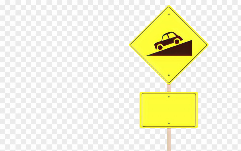 Triangle Road Yellow Sign Traffic Signage PNG