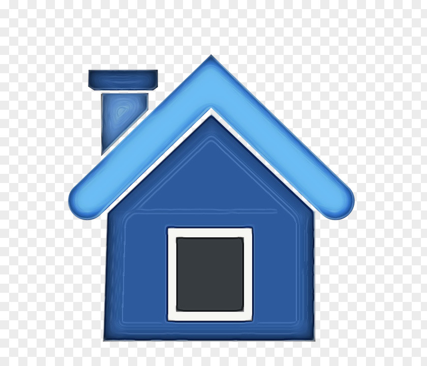 Electric Blue Roof Real Estate Background PNG