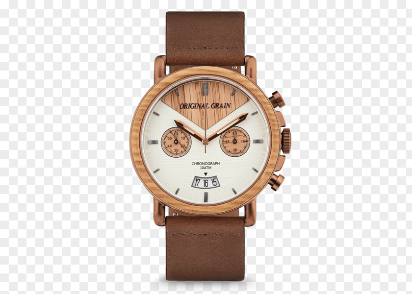 Watch Whiskey Barrel Chronograph Leather PNG