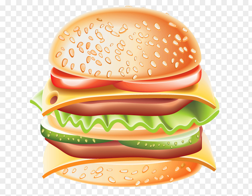 Big Hamburger Clipart Whopper Hot Dog Cheeseburger Clip Art PNG