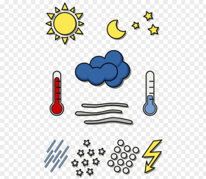 Cartoon Chart Weather Map Forecasting Clip Art PNG