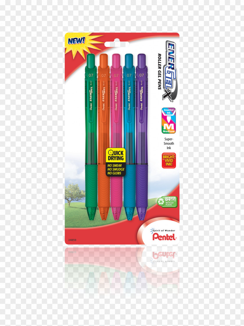 Pen Energel Pentel Gel EnerGel Deluxe RTX Liquid PNG