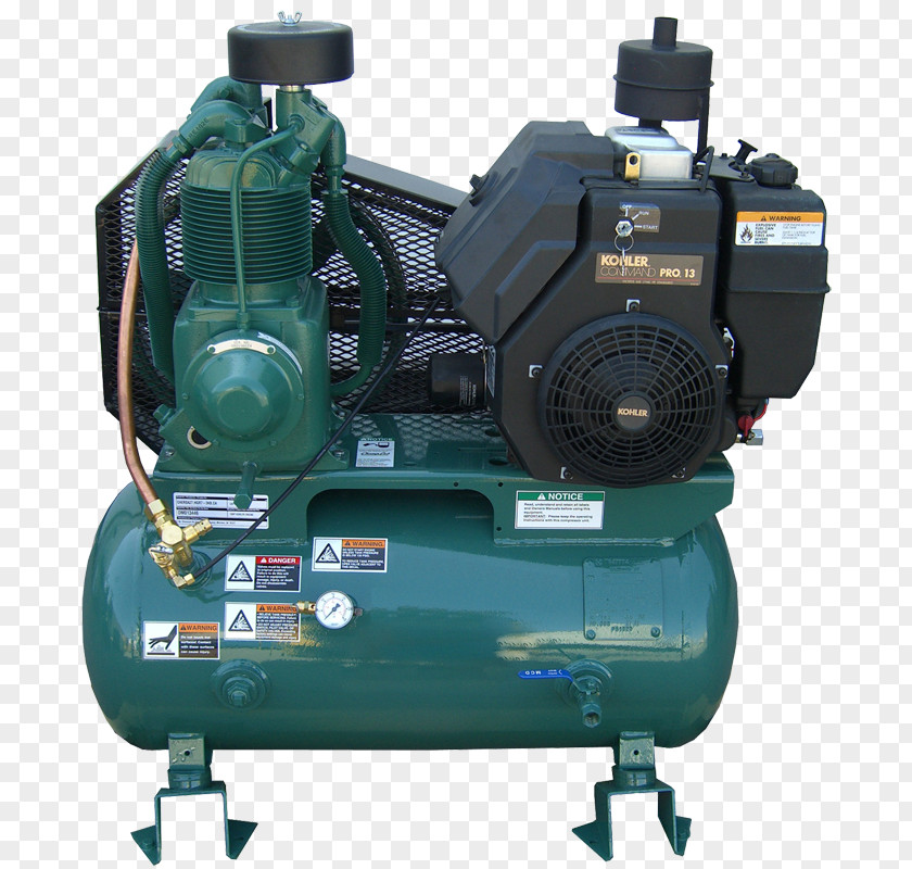 Reciprocating Compressor Electric Generator Air Dryer Compressed PNG