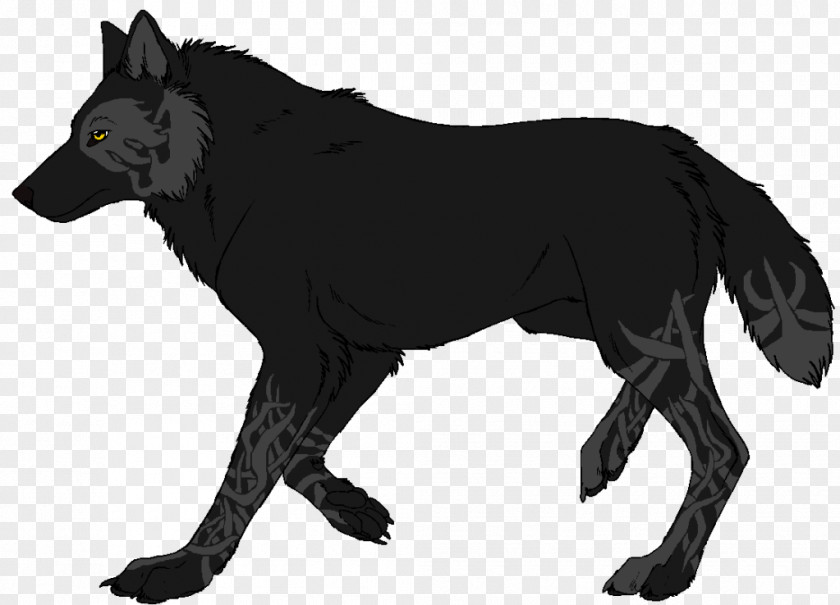 Summer Reed Element Dog Image Black Wolf PNG