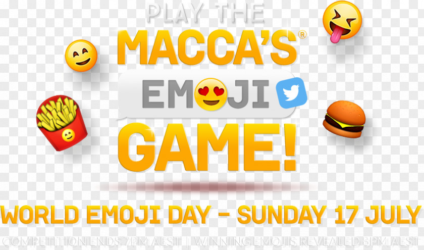 Sunday Game McDonald's Australia Emoji Emoticon PNG