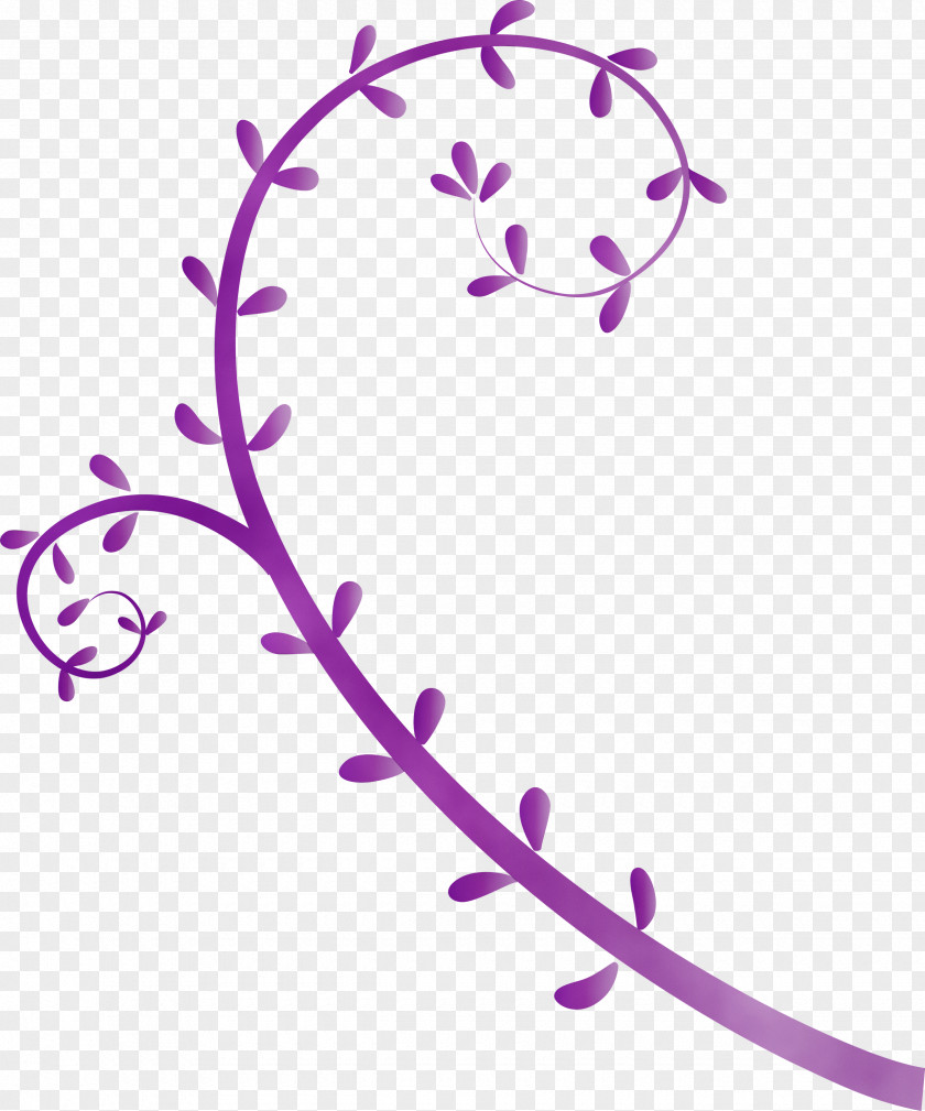 Violet Purple Lilac Heart Pedicel PNG