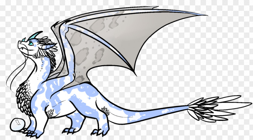 Dragon Line Art Cartoon Tail PNG