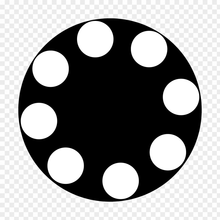 Games Blackandwhite Polka Dot PNG