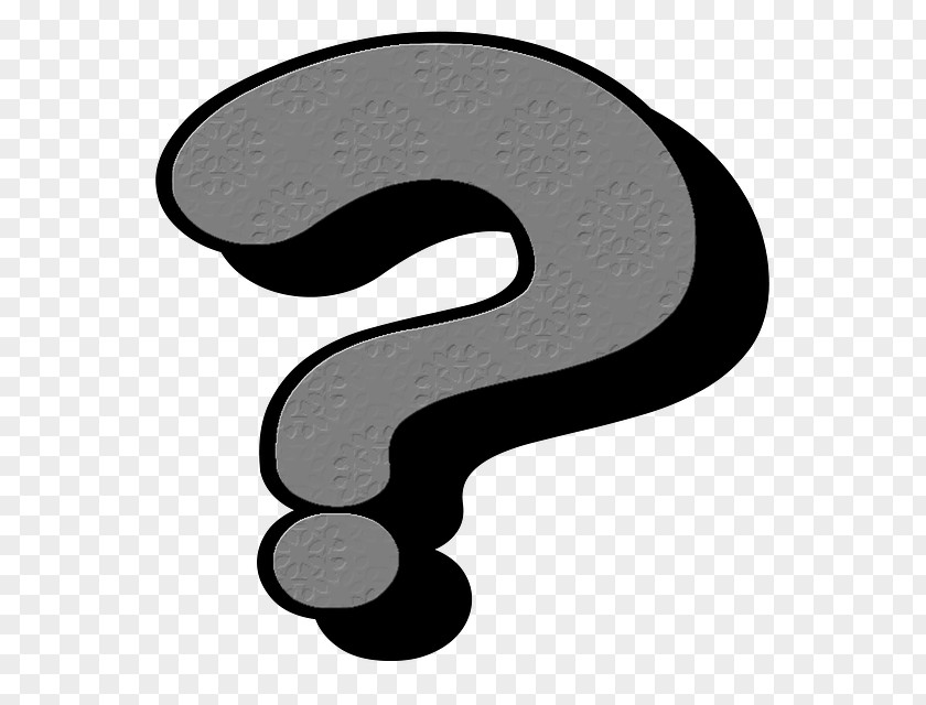 Metal Question Mark Information Wildcard Character PNG