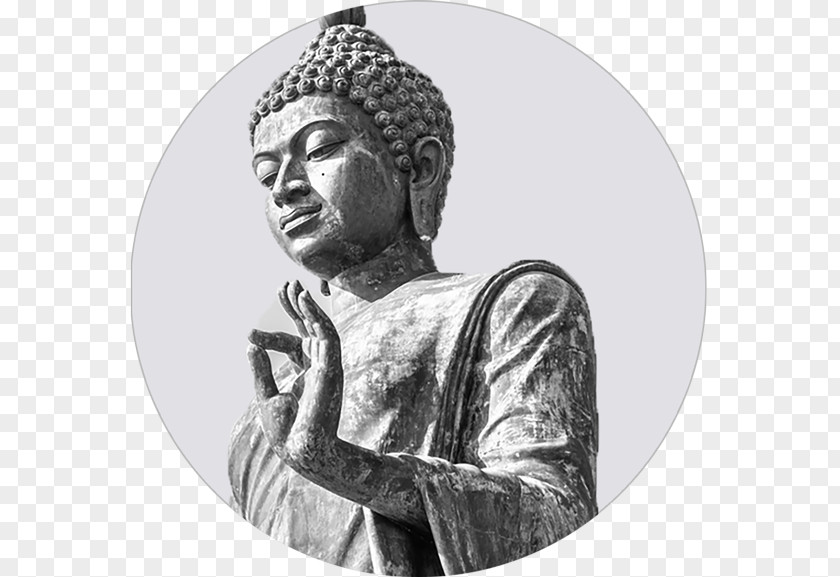 Om Tian Tan Buddha Mantra Standing Bell Meditation PNG