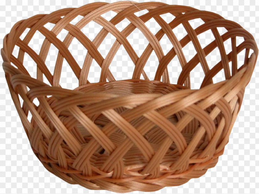 Wicker Basket Breadbox Bassinet PNG