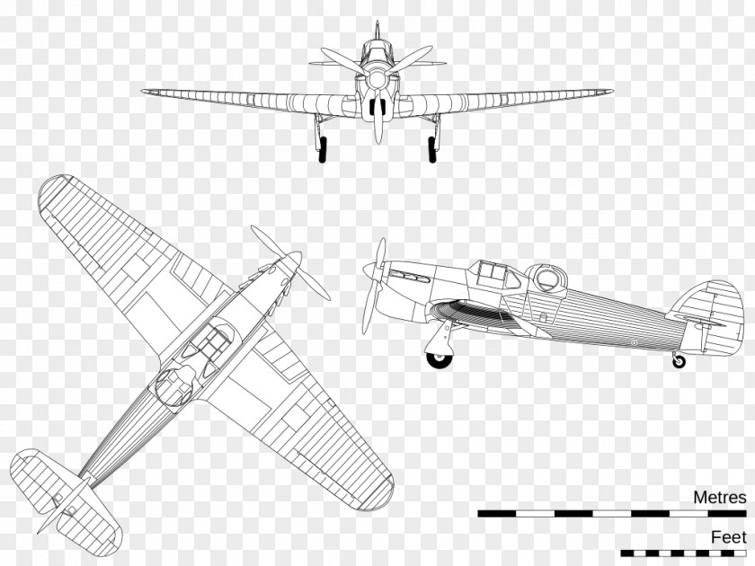 Aircraft Propeller Drawing Hawker Hotspur Aerospace Engineering PNG