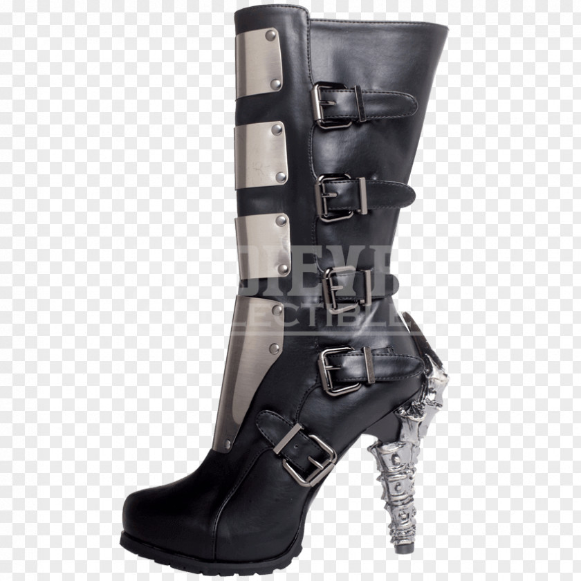 Boot Motorcycle High-heeled Shoe Knee-high PNG