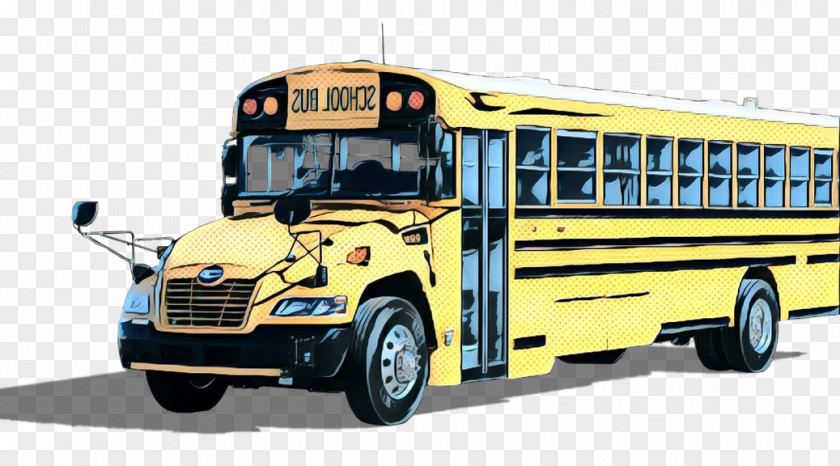 Commercial Vehicle Public Transport School Bus PNG