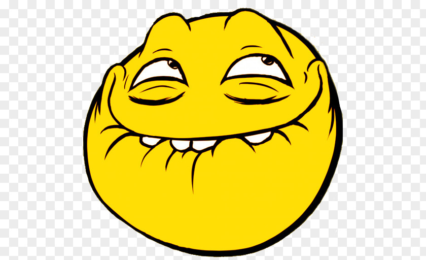 Internet Troll Trollface Rage Comic Laughter Smile PNG troll comic Smile, smile clipart PNG