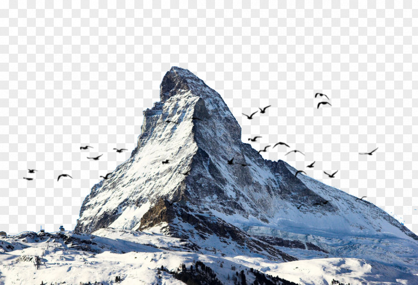 Mountain Klein Matterhorn Gornergrat Swiss Alps Zmutt PNG