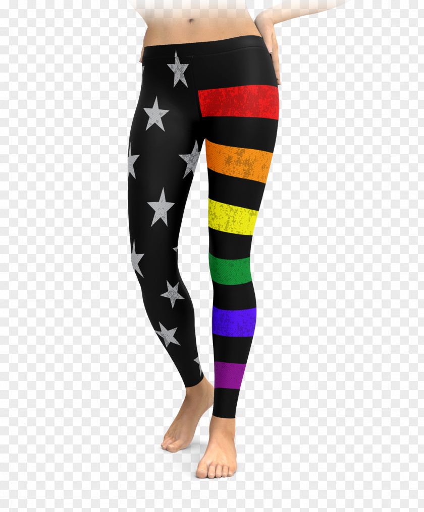 Striped Flag Leggings Clothing Sock Sportswear Pants PNG