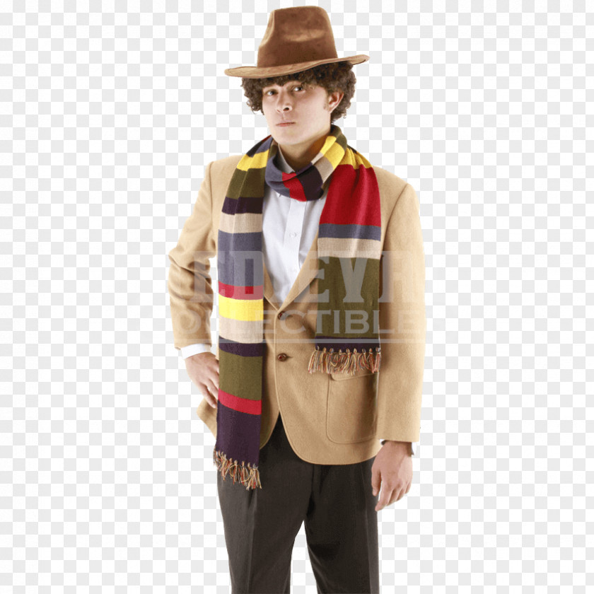Superman Scarf Fourth Doctor Sixth Costume PNG