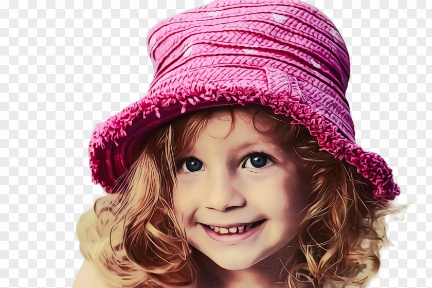 Child Model Clothing Hat Violet Purple Fashion Accessory PNG