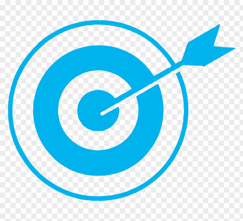 Down Arrow Bullseye Shooting Target Clip Art PNG