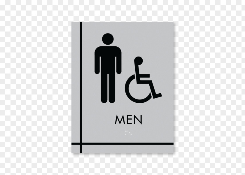Silver Sign United States ADA Signs Advertising Americans With Disabilities Act Of 1990 PNG