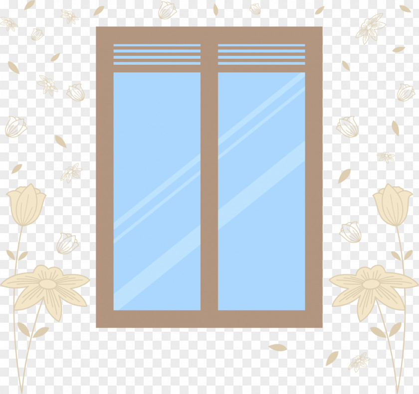 Vector Painted Windows Window Drawing Euclidean PNG