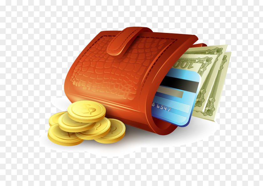 Wallet Money Bag Coin Banknote PNG