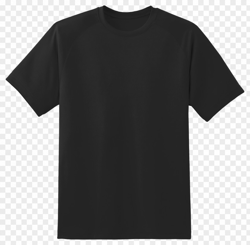 Black T Shirt T-shirt Top Sleeve Clothing PNG