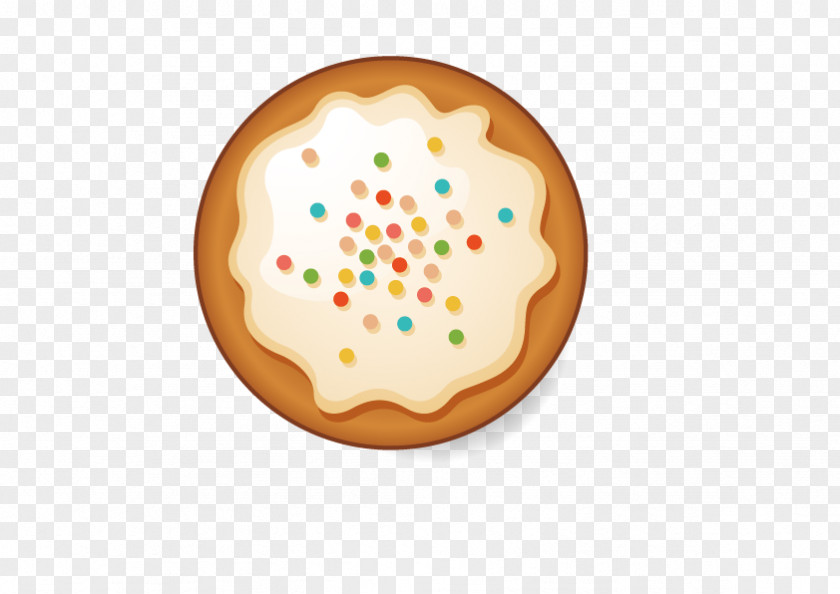 Hand-painted Cookies Icing Custard Cream Chocolate Chip Cookie Biscuit PNG