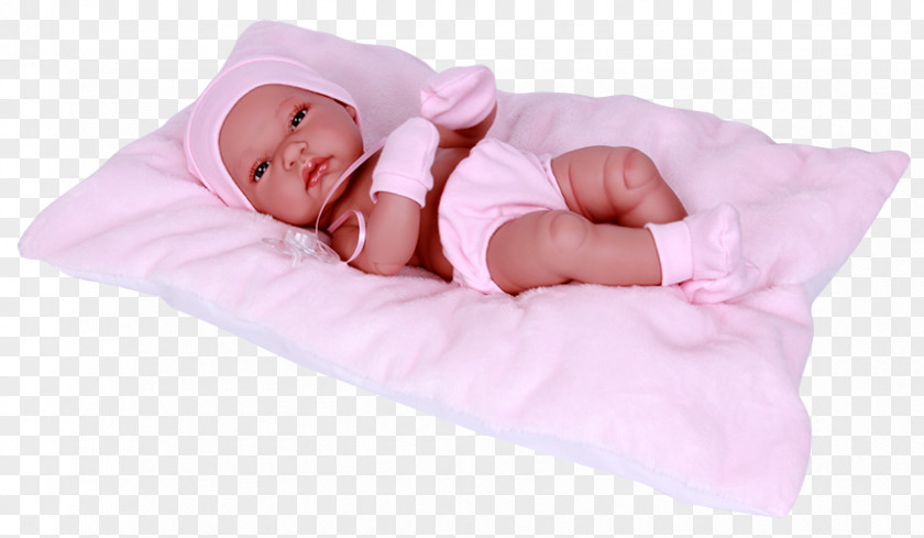 Pillow Infant Bed Blanket Pink M PNG