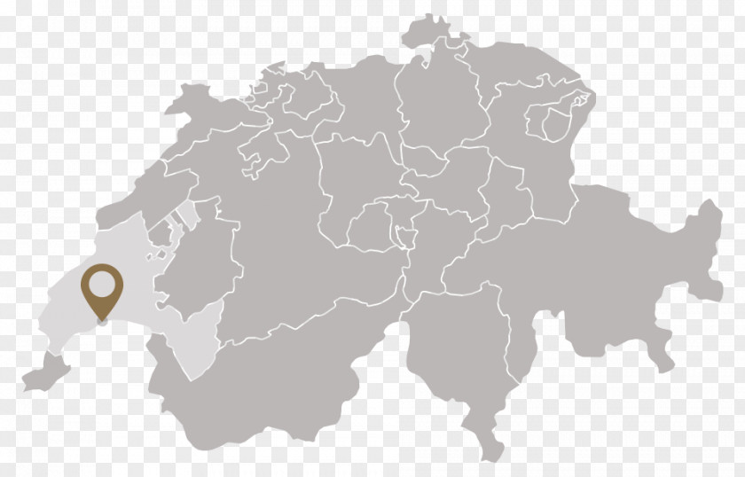 Switzerland Flag Of Vector Map PNG