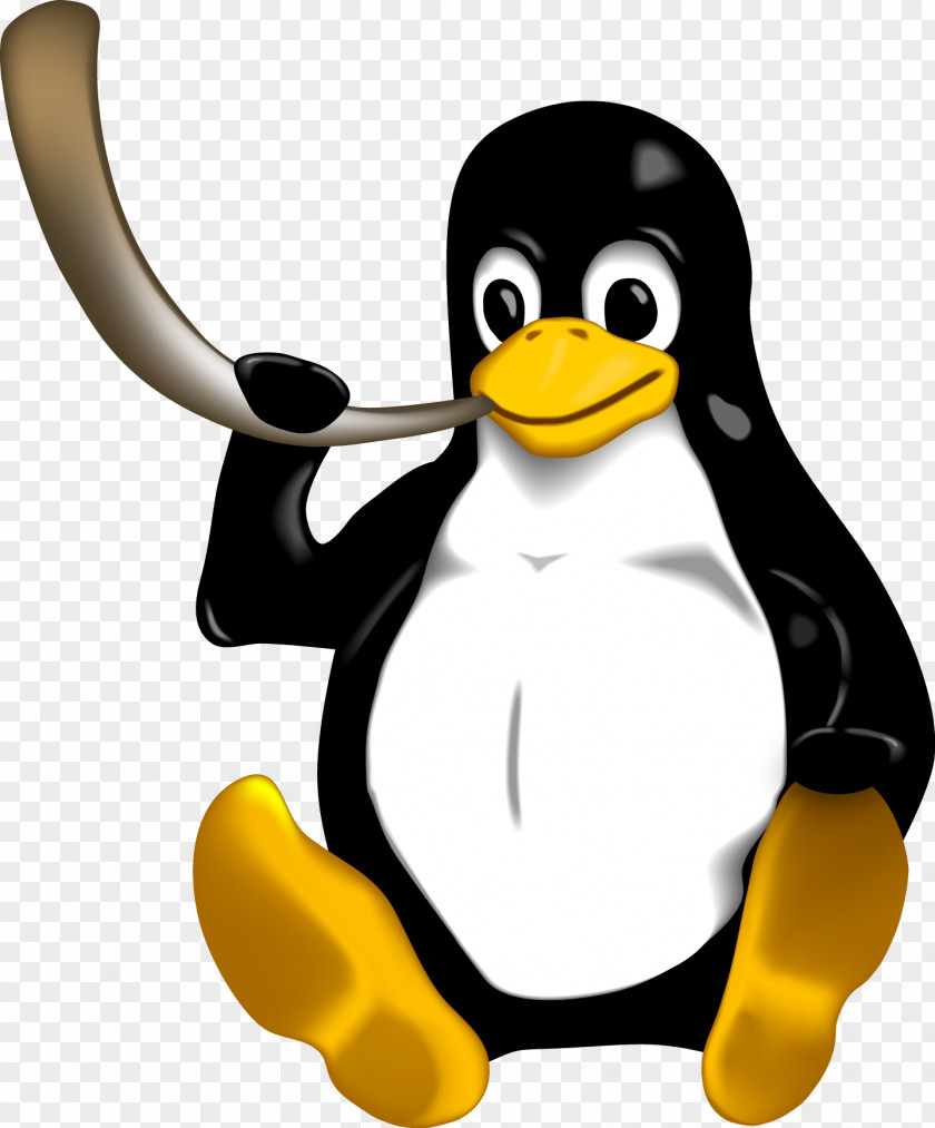 Tuk Penguin Tux Linux Ubuntu Avahi PNG