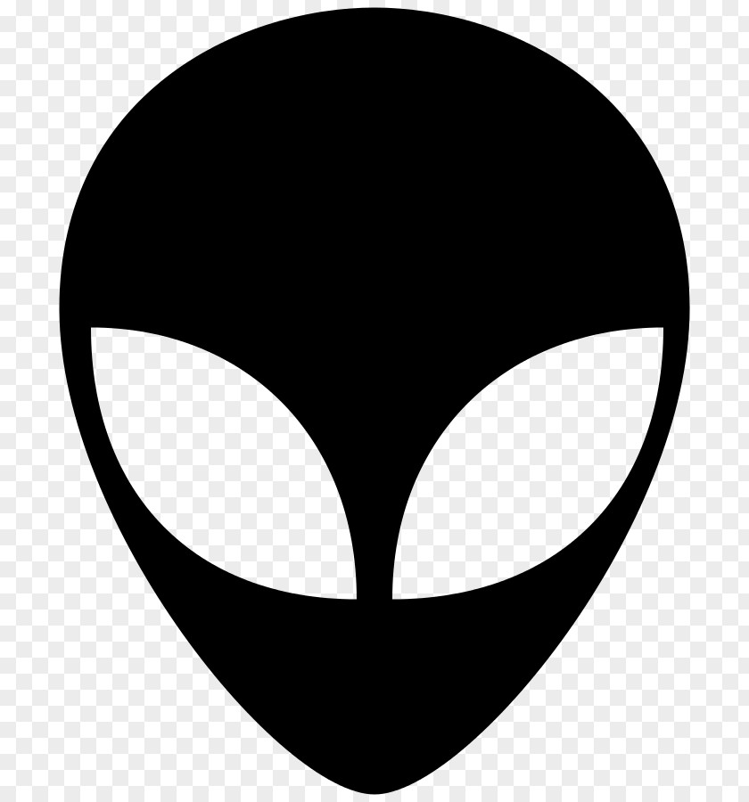 Ufo Alien Extraterrestrial Life Logo Sticker PNG
