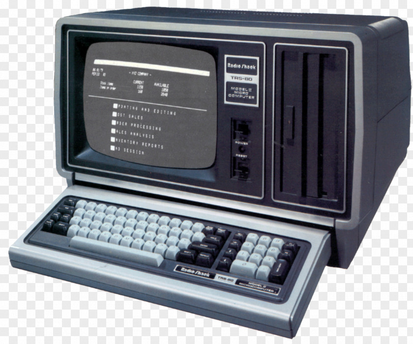 80s TRS-80 Microcomputer Tandy Corporation RadioShack PNG