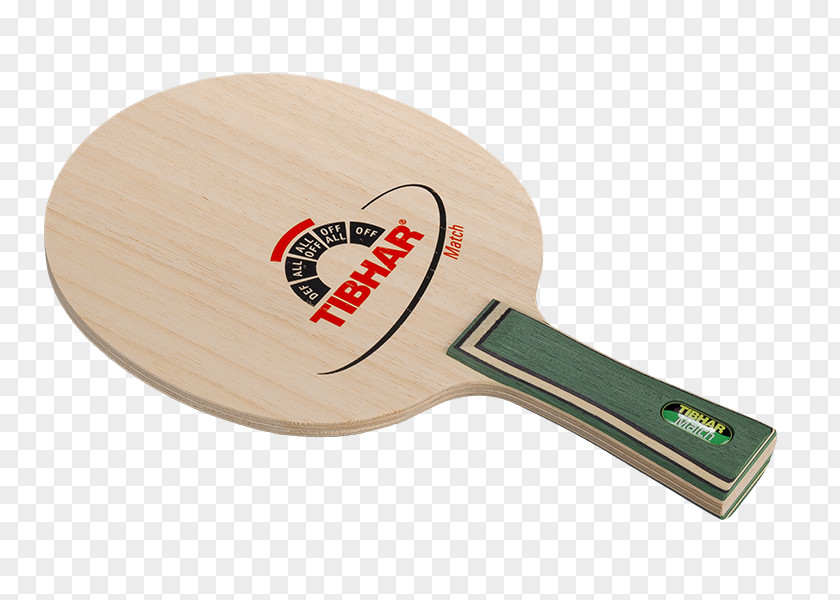 Ping Pong Tibhar Wood Racket Tennis PNG