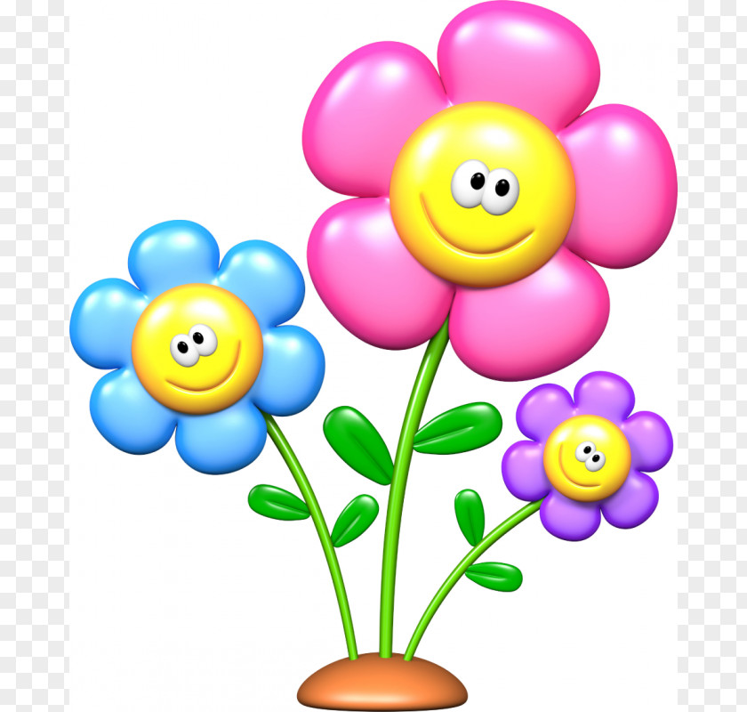 Smiley Image Clip Art Cut Flowers PNG
