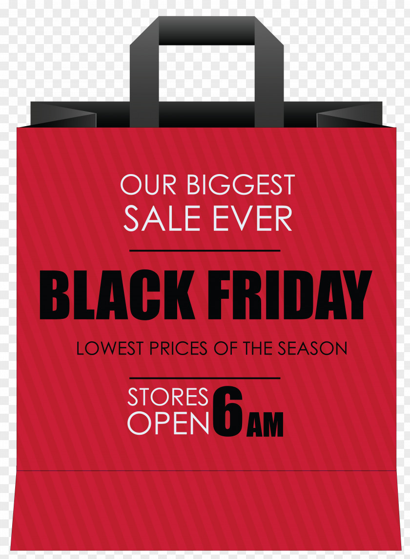 Black Friday Red Shoping Bag Clipart Image File Formats Lossless Compression PNG