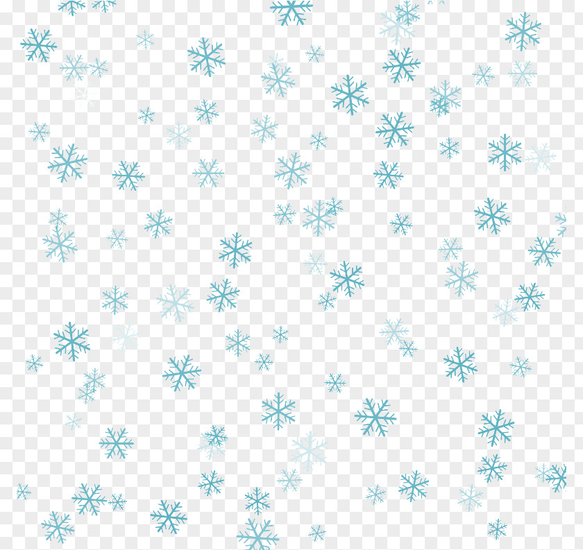 Blue Snowflake Background Pattern PNG