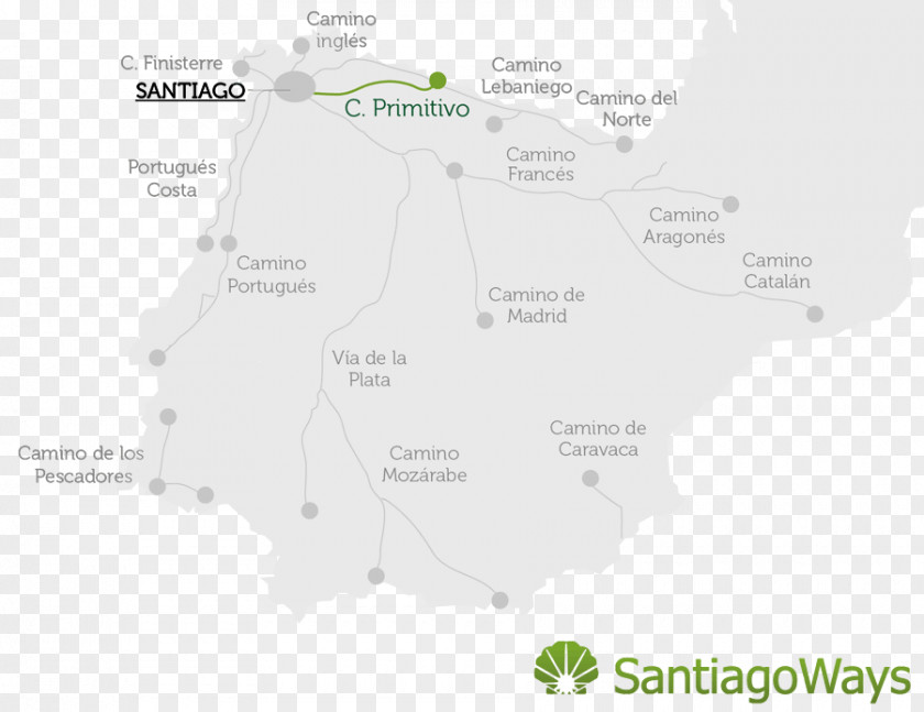 Camino Santiago Map Land Lot Real Property Tuberculosis PNG