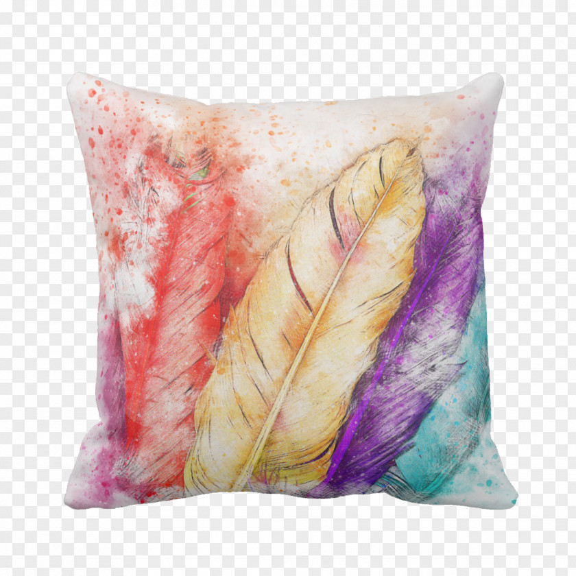 Feather Watercolor Bird Painting Art Drawing PNG