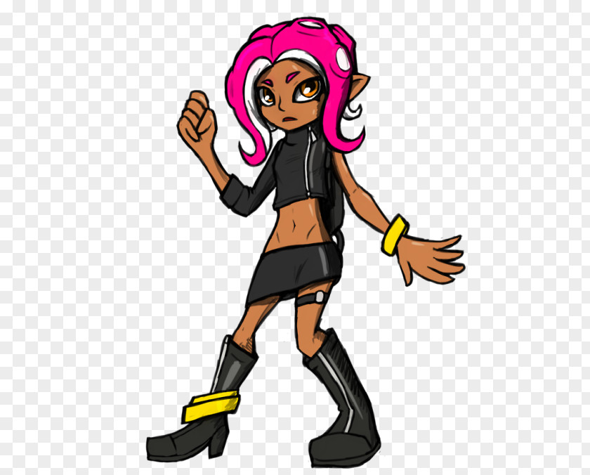 Agent 47 Splatoon 2 Nintendo Switch Fan Art Drawing PNG