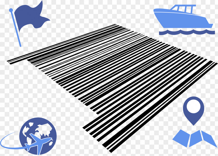 Barcode Airplane Scanners 2D-Code PNG