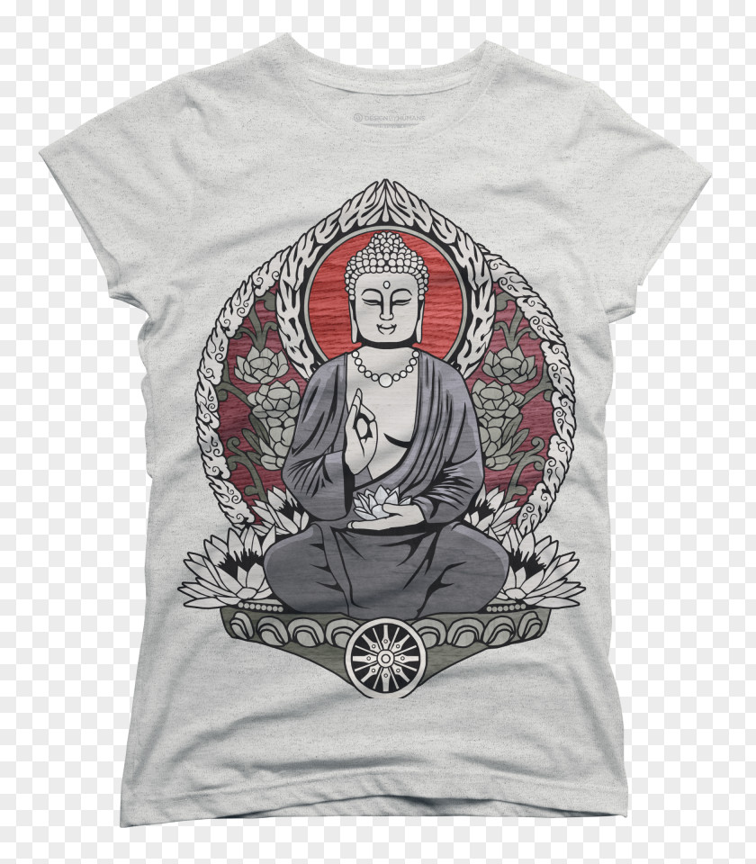 Buddha Long-sleeved T-shirt Bluza Text PNG