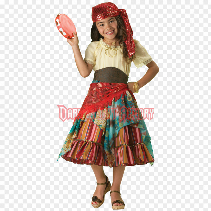 Child Halloween Costume Romani People Party PNG