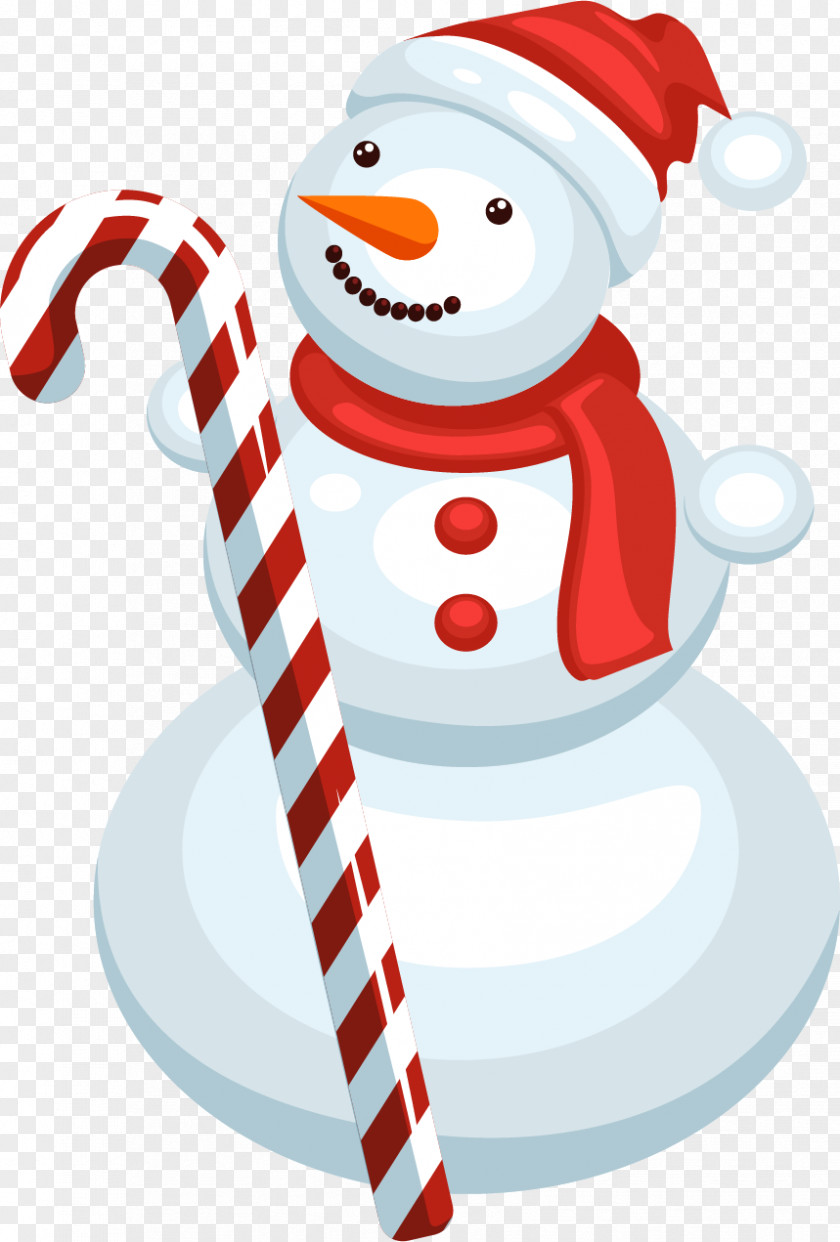 Creative Christmas Holiday Snowman PNG