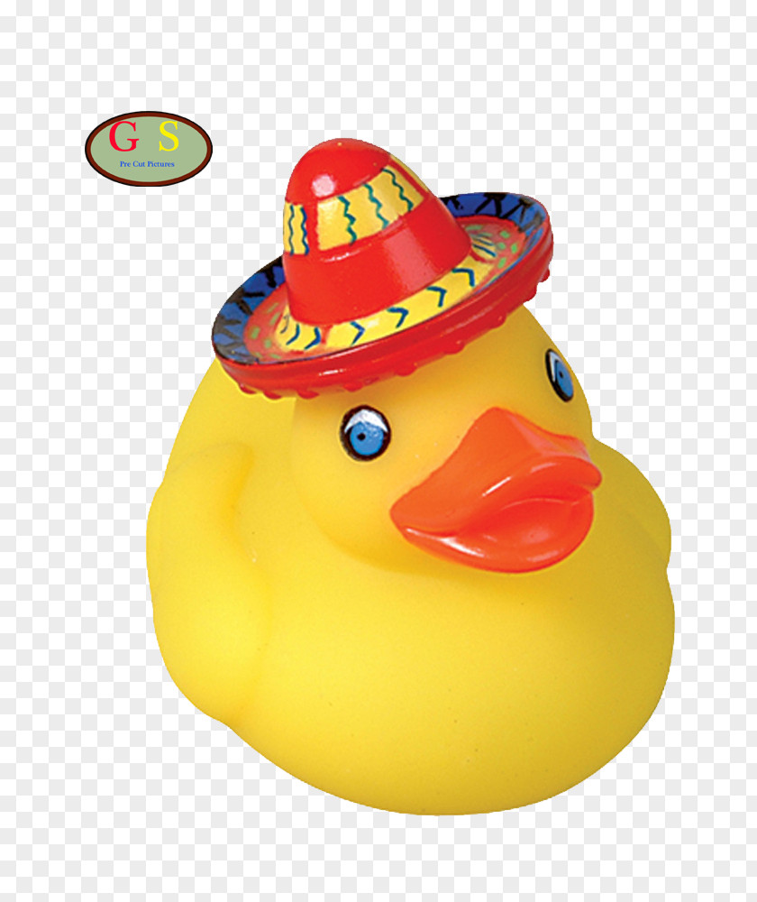 Duck Rubber Domestic Sombrero Natural PNG