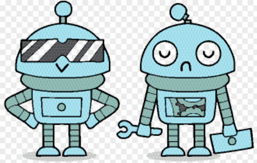 Line Art Machine Robot Cartoon PNG