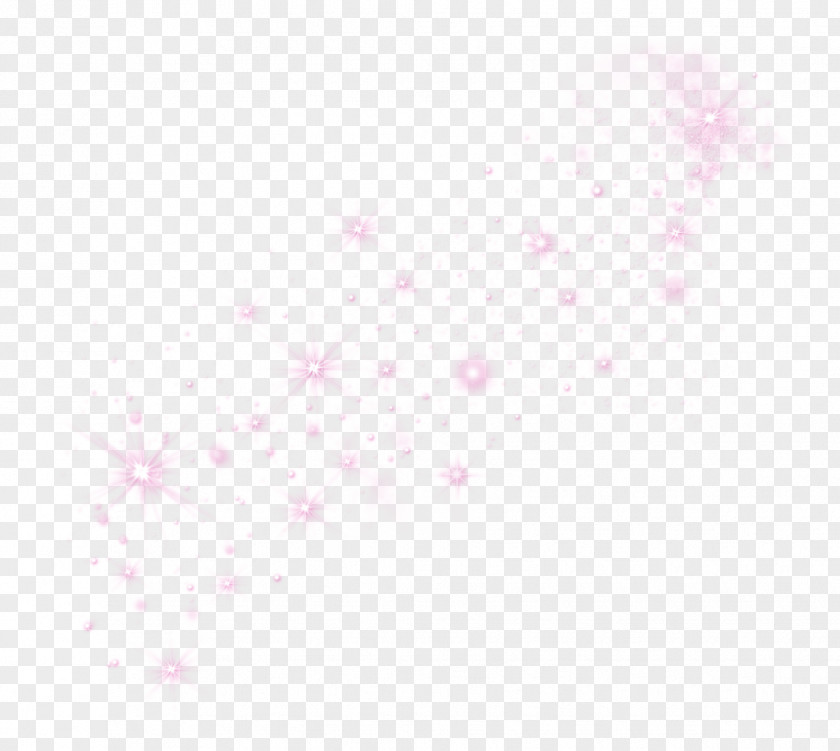 Pink Starlight Effect Element PNG